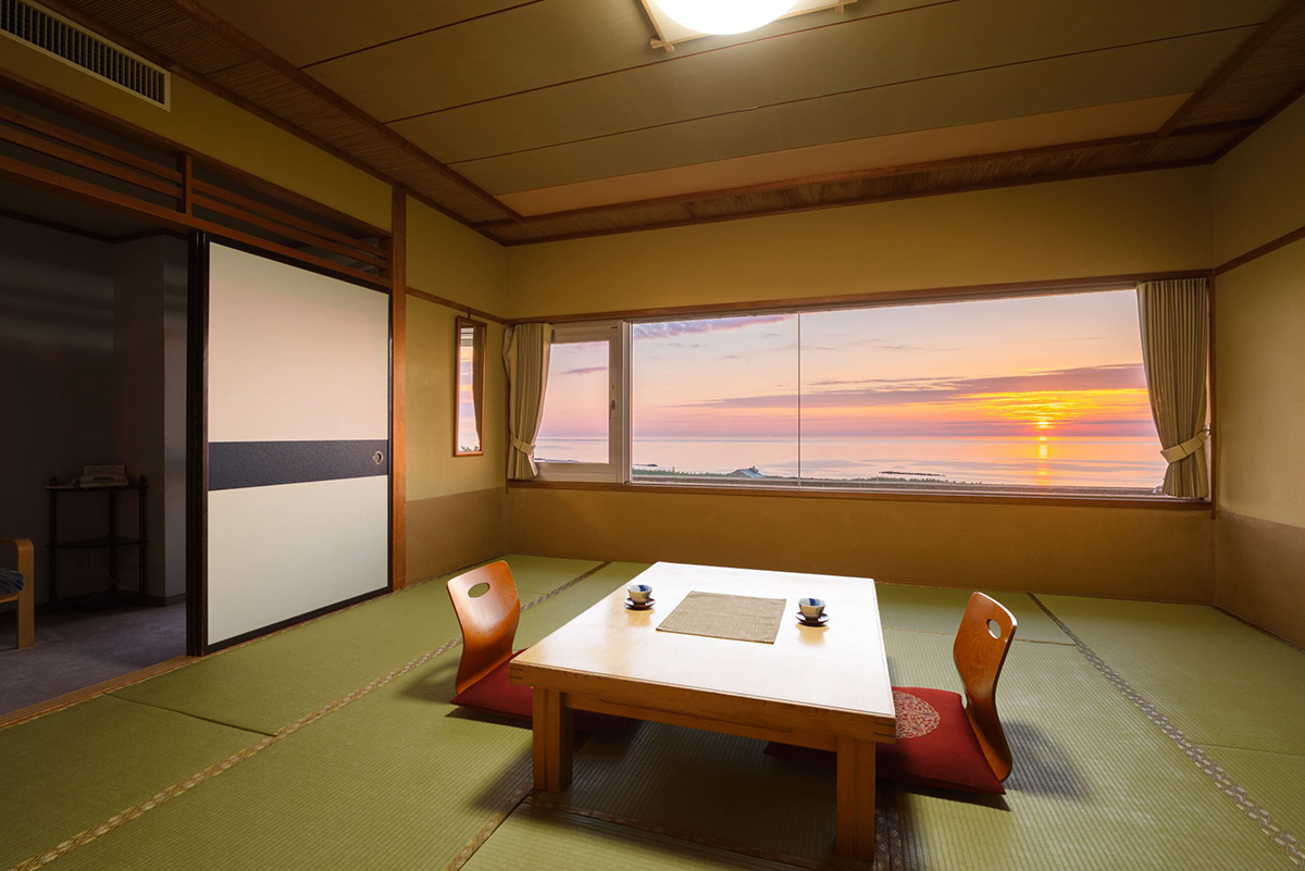 湯野浜温泉のホテルの眺望「松林」ルーム