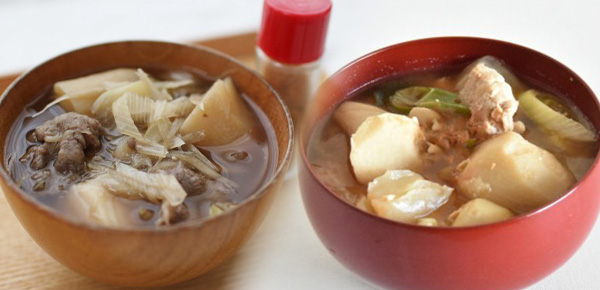 芋煮食べ比べ開催中！